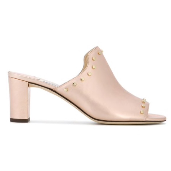 jimmy choo rose gold sneakers